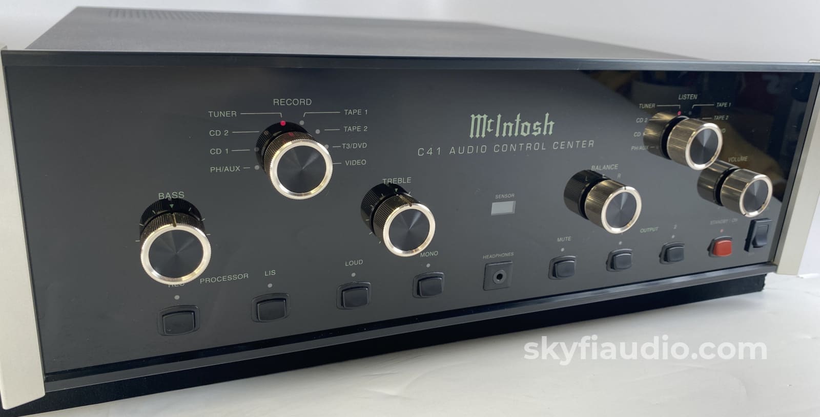 Mcintosh C41 All Analog Preamp With Remote And Phono Input Preamplifier