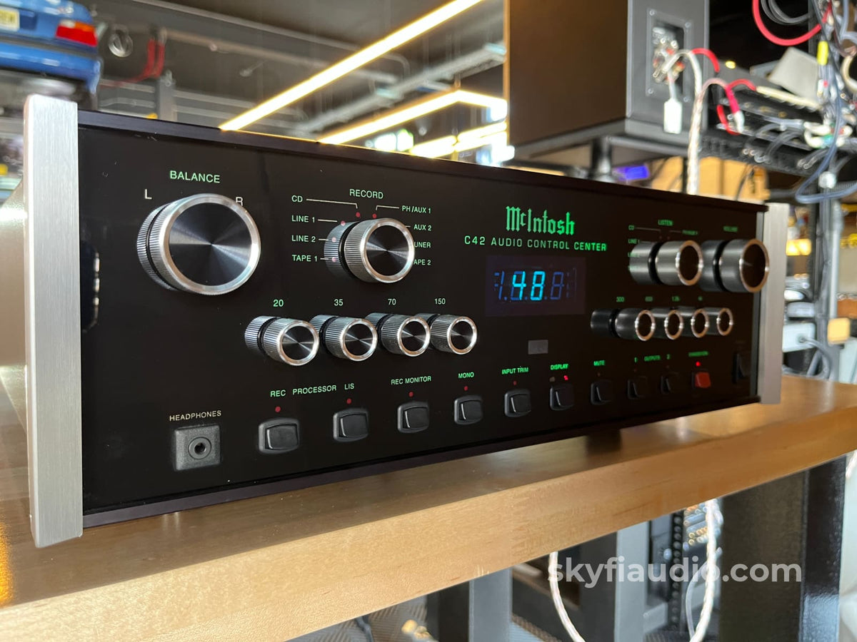 McIntosh C42 Solid State Preamp - Serviced Preamplifier