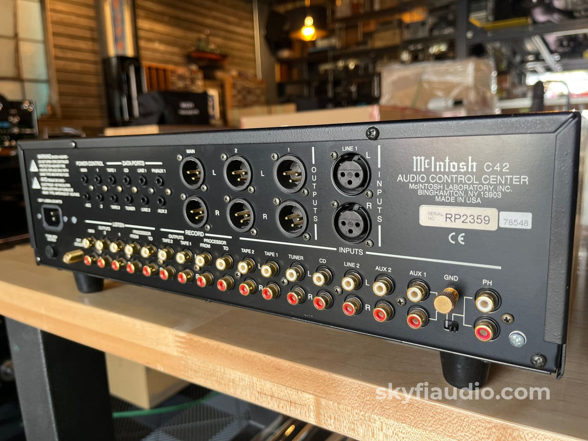 McIntosh C42 Solid State Preamp - Serviced Preamplifier