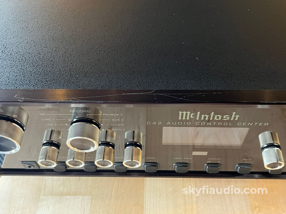 McIntosh C42 Solid State Preamp - Serviced Preamplifier