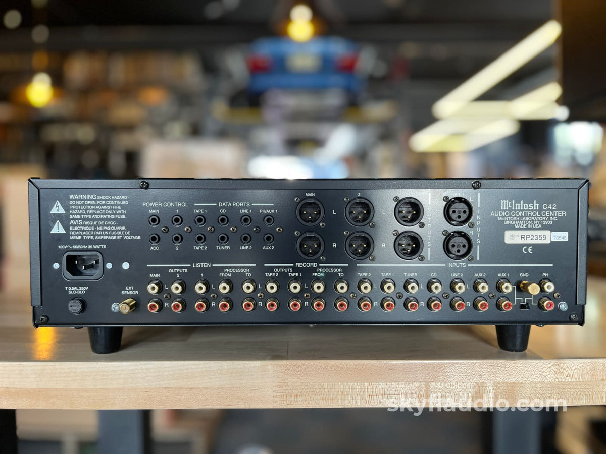 McIntosh C42 Solid State Preamp - Serviced Preamplifier
