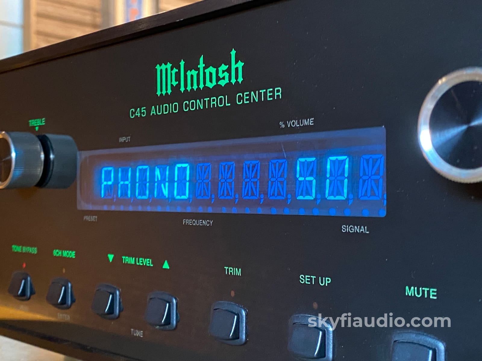 Mcintosh C45 Preamp - All Analogue With Phone Input Fiber Optic Lighting Preamplifier