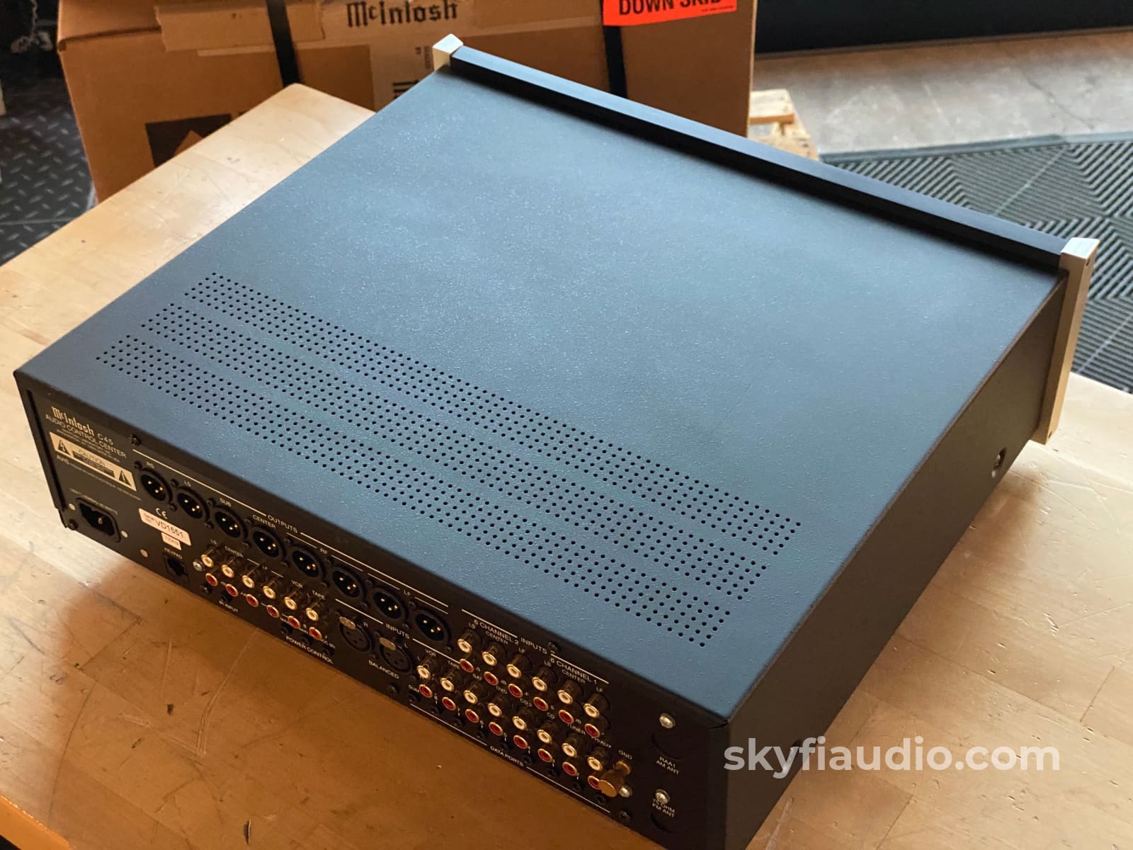 Mcintosh C45 Preamp - All Analogue With Phone Input Fiber Optic Lighting Preamplifier