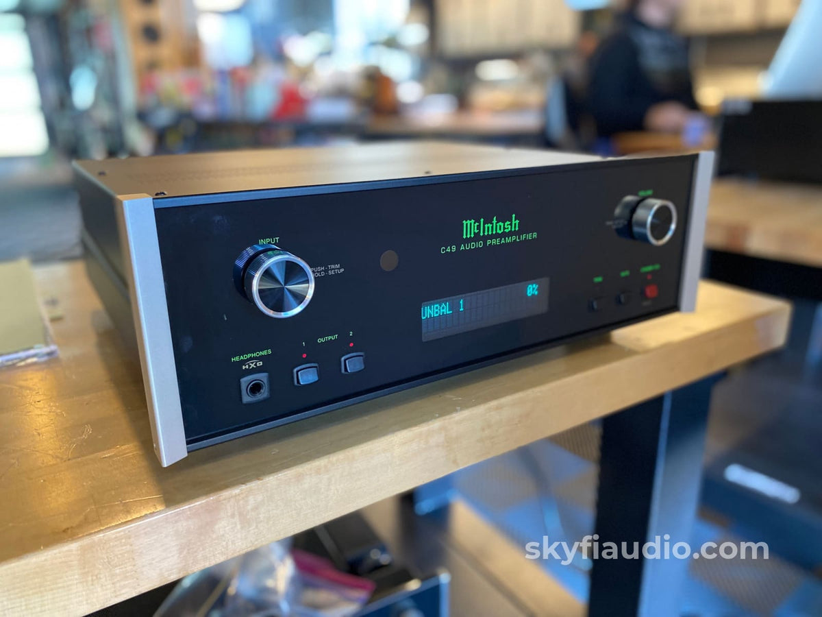 Mcintosh C49 Solid State Preamp - Lightly Used And Complete Preamplifier