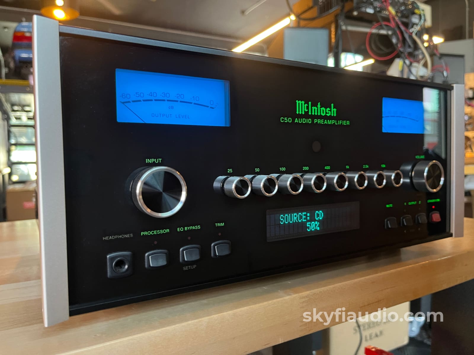 McIntosh C50 Solid State Preamplifier -w/ 8 band EQ Preamplifier