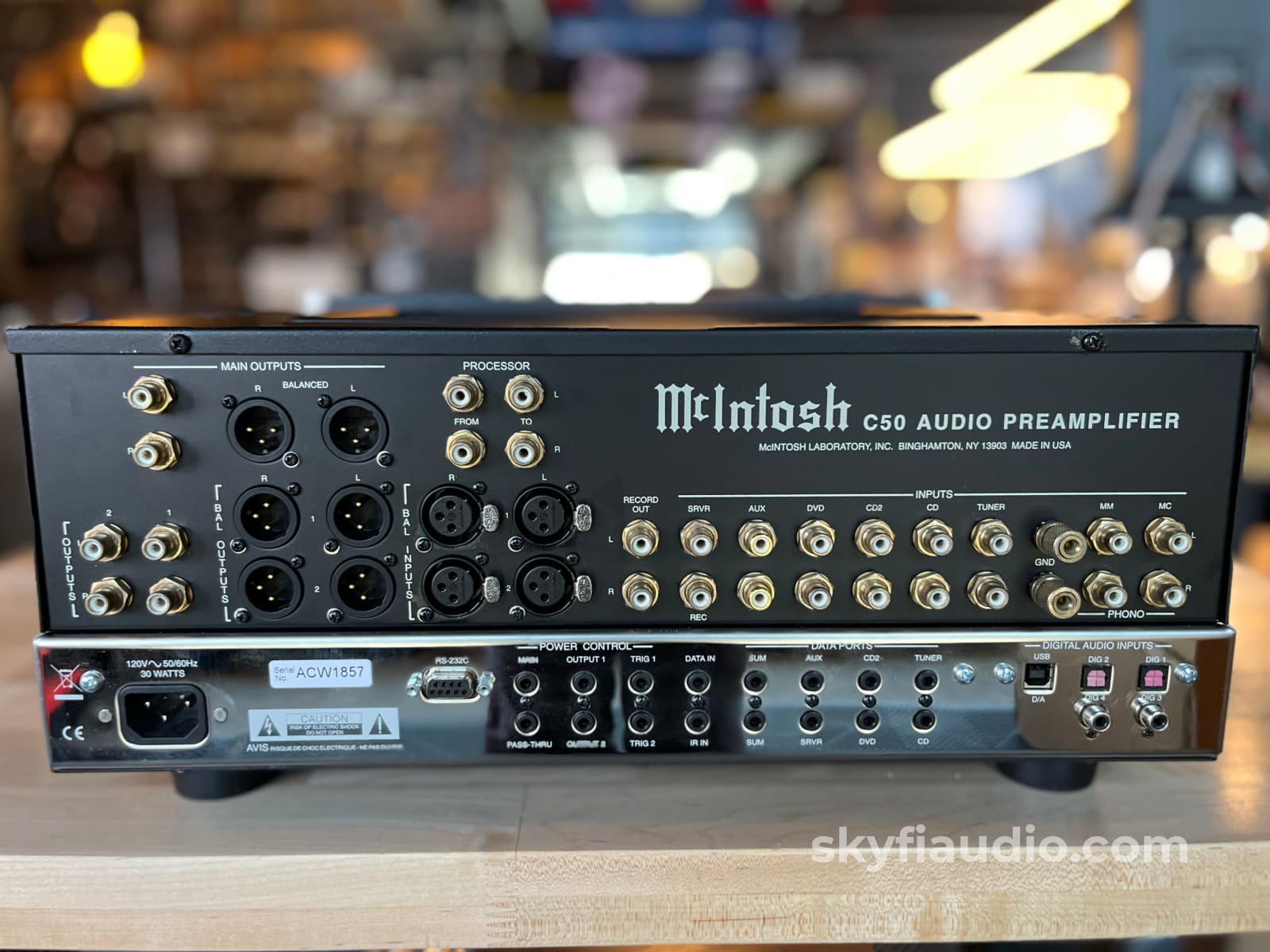 McIntosh C50 Solid State Preamplifier -w/ 8 band EQ Preamplifier