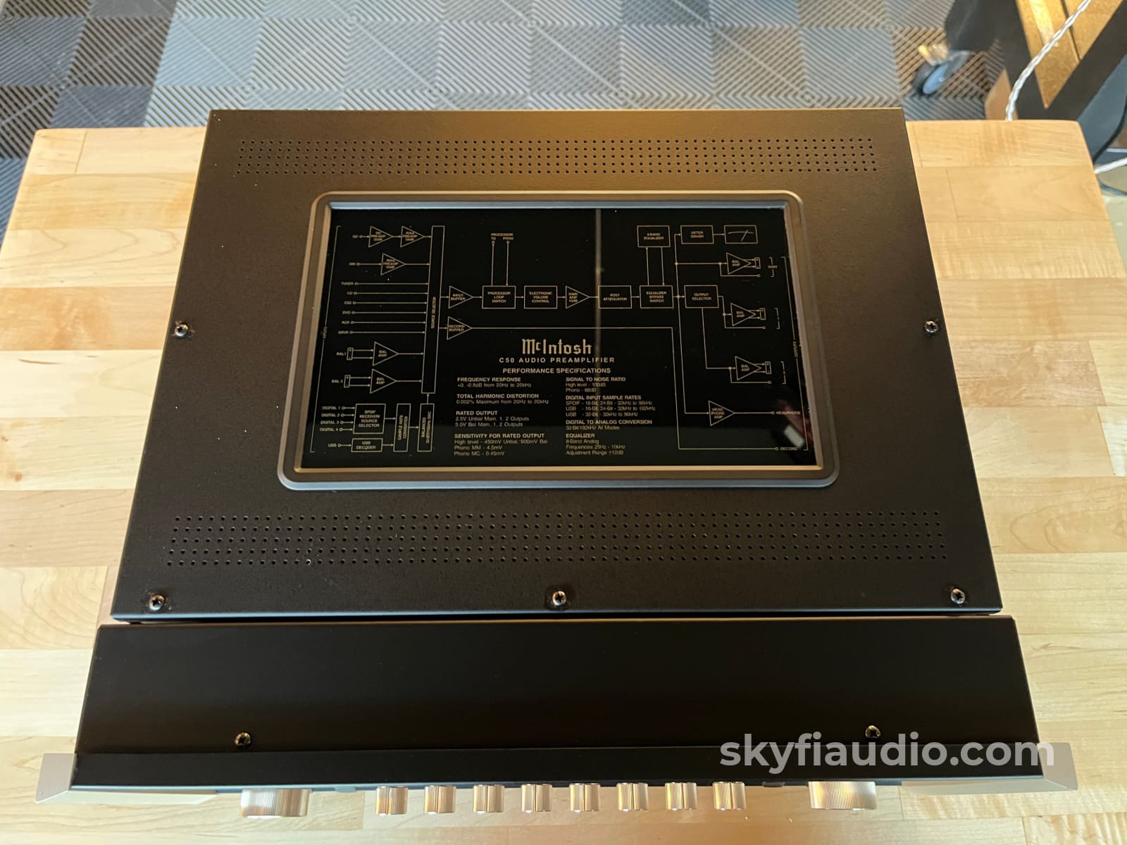 McIntosh C50 Solid State Preamplifier -w/ 8 band EQ Preamplifier