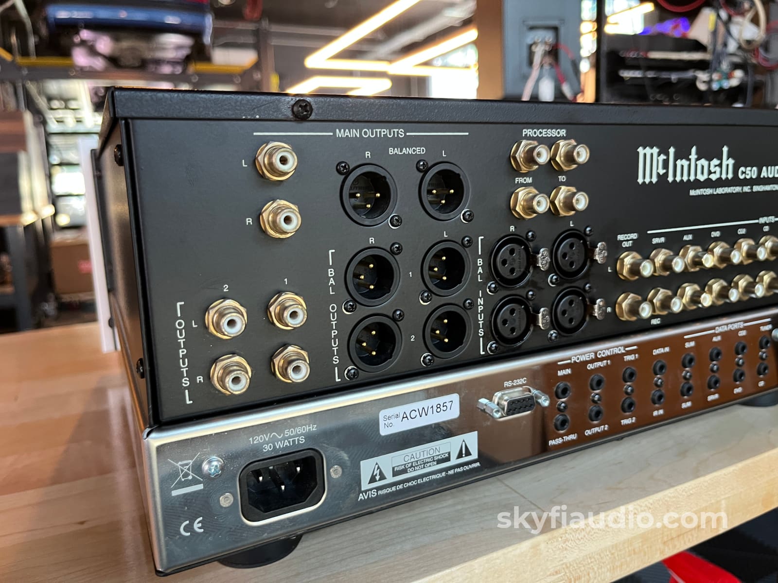 McIntosh C50 Solid State Preamplifier -w/ 8 band EQ Preamplifier