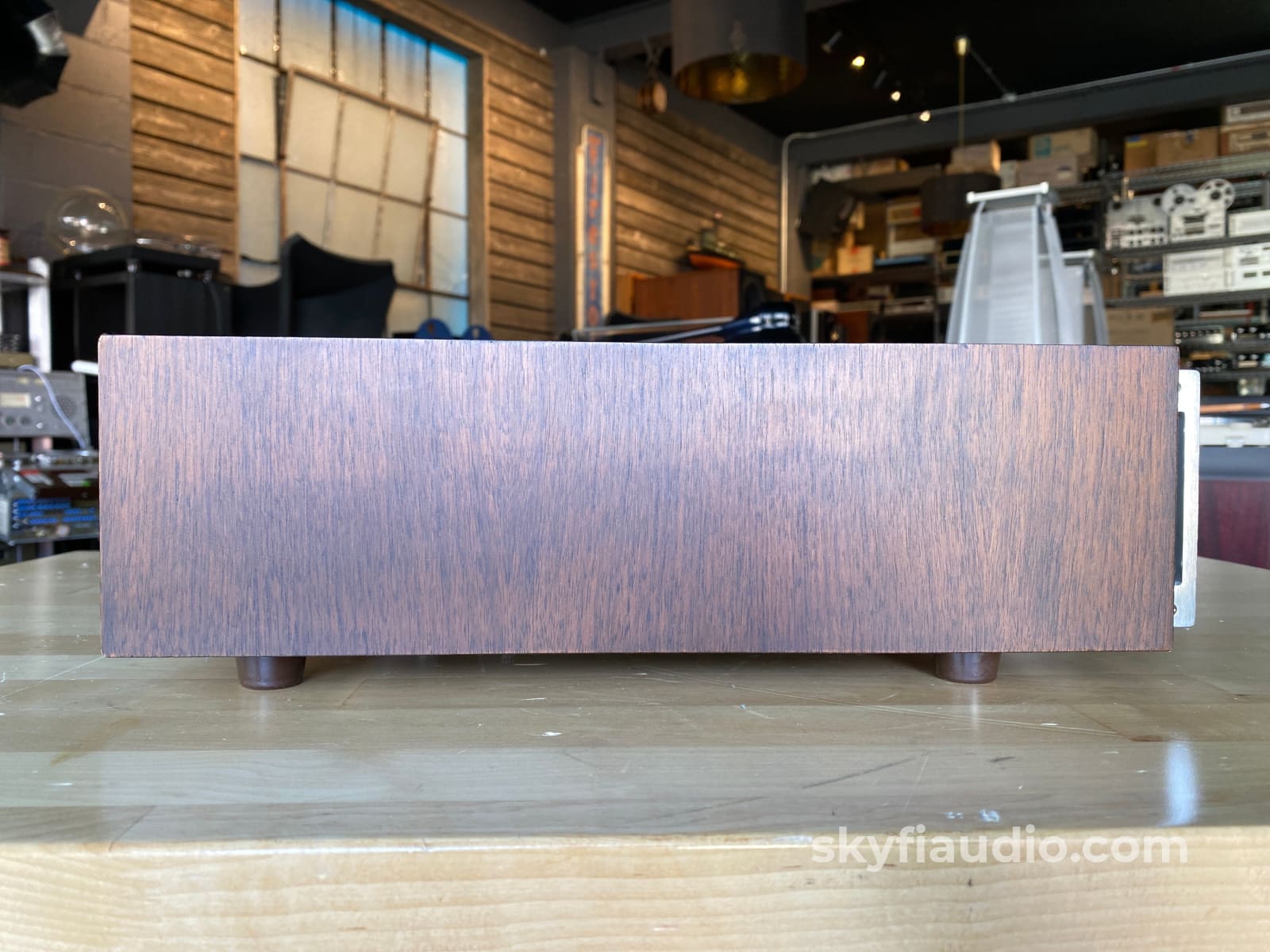Mcintosh C504 Solid State Vintage Preamplifier With Wood Cabinet