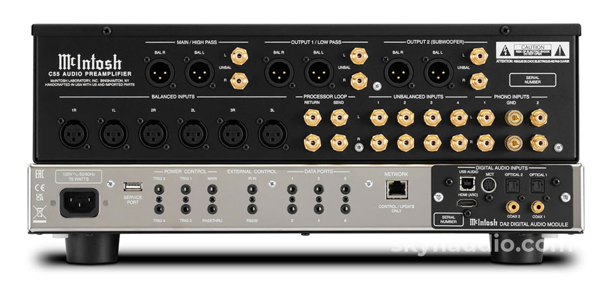 Mcintosh C55 2 - Channel Solid State Preamplifier - New