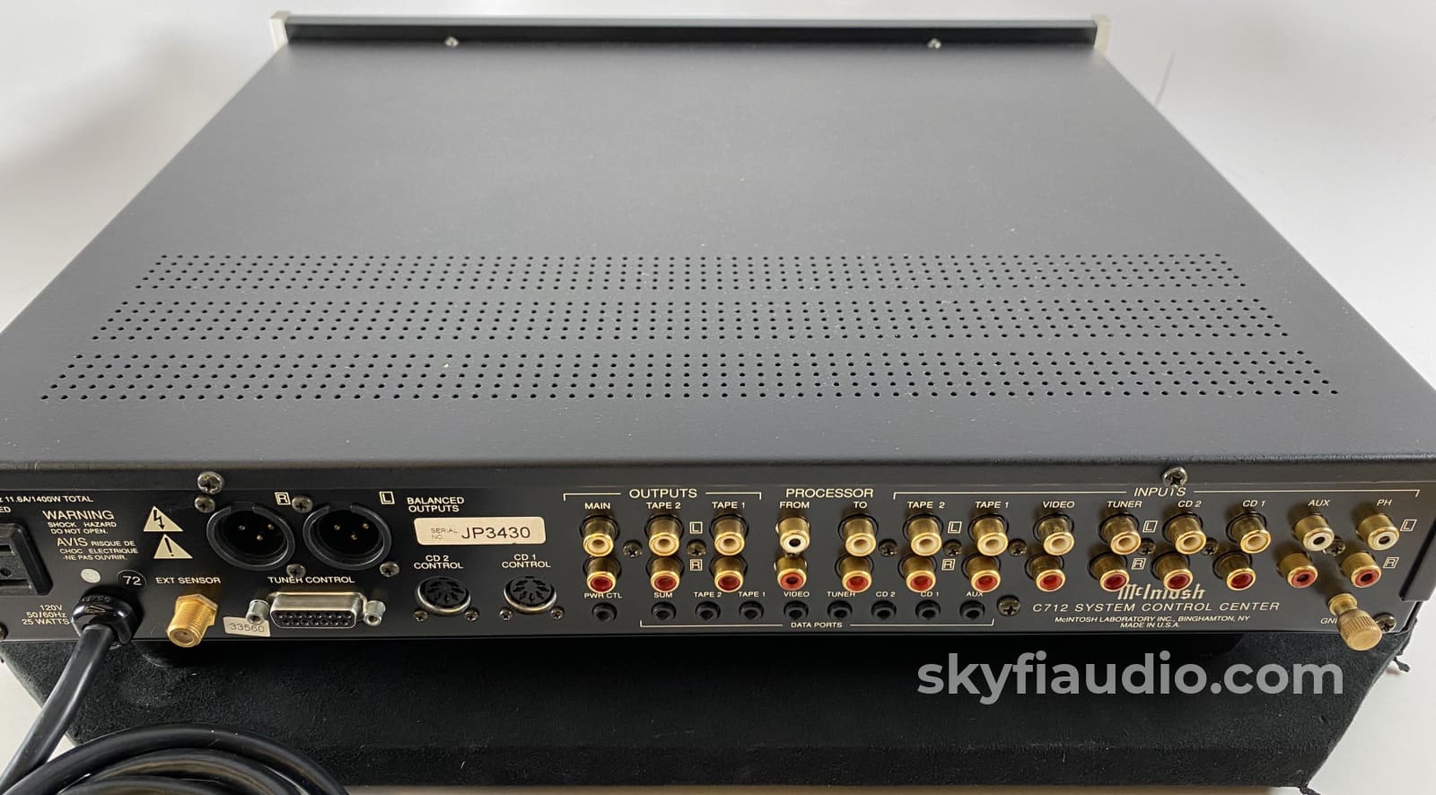 Mcintosh C712 Preamplifier With Original Remote And Phono Input