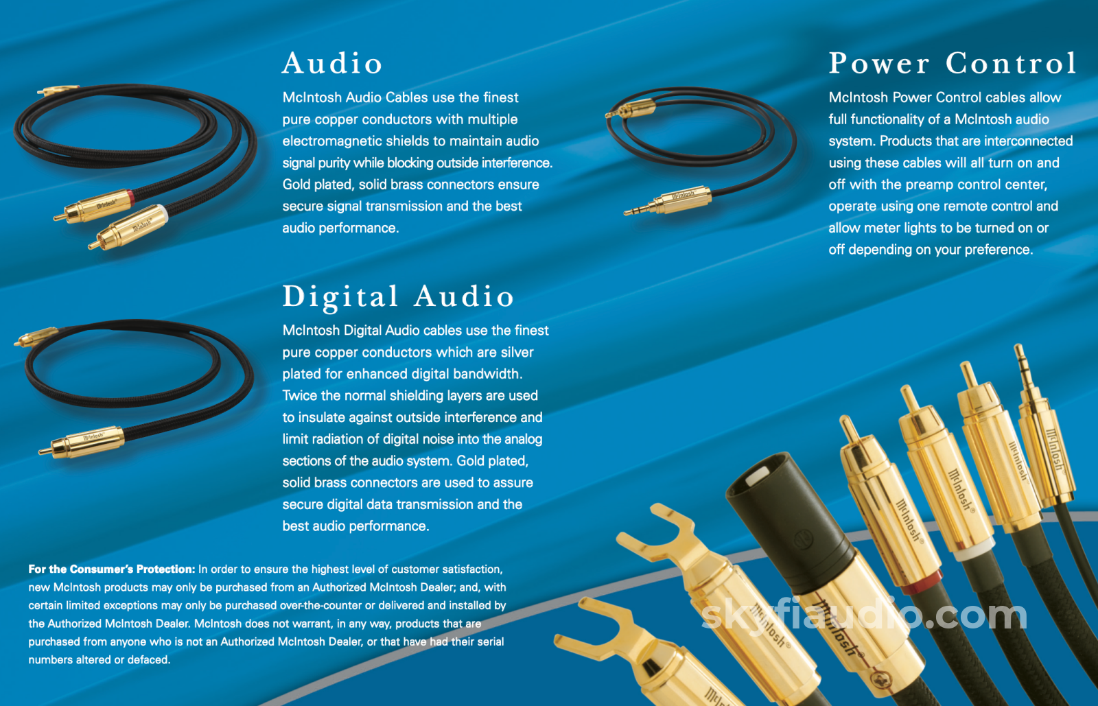 Mcintosh Custom Length Speaker Cables (Pair) - 6M In Store Only