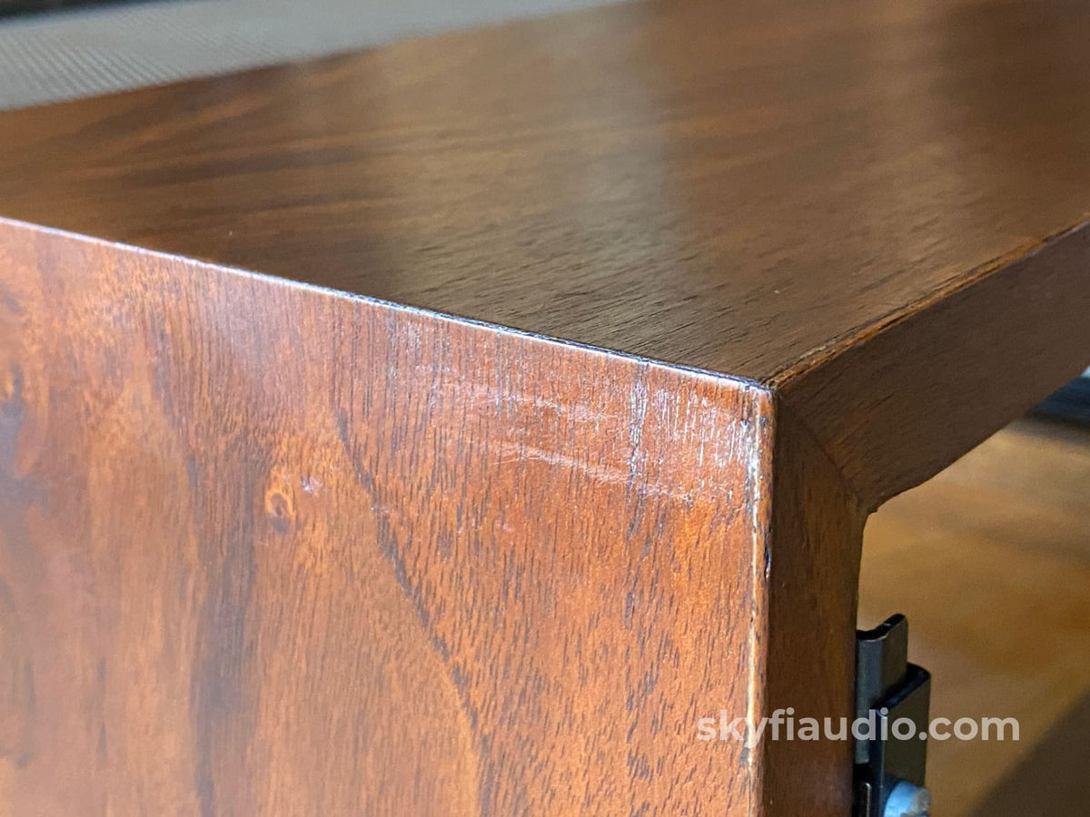 Mcintosh L12 Wood Cabinet W/Slant Feet 10/12 Adjustable Panlocs Accessory