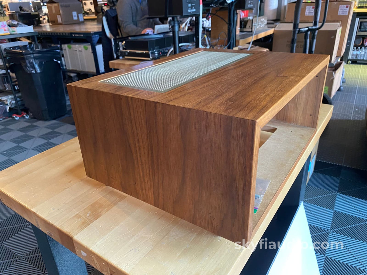 Mcintosh L74 Walnut Cabinet - Super Rare Fits C39 Cr12 Mx130 And Mx132 Accessory
