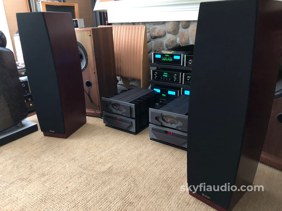 McIntosh LS360 Speakers in a Beautiful Red Cherry Finish