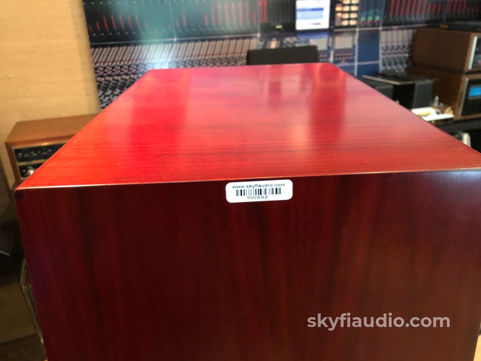 Mcintosh Ls360 Speakers In A Beautiful Red Cherry Finish