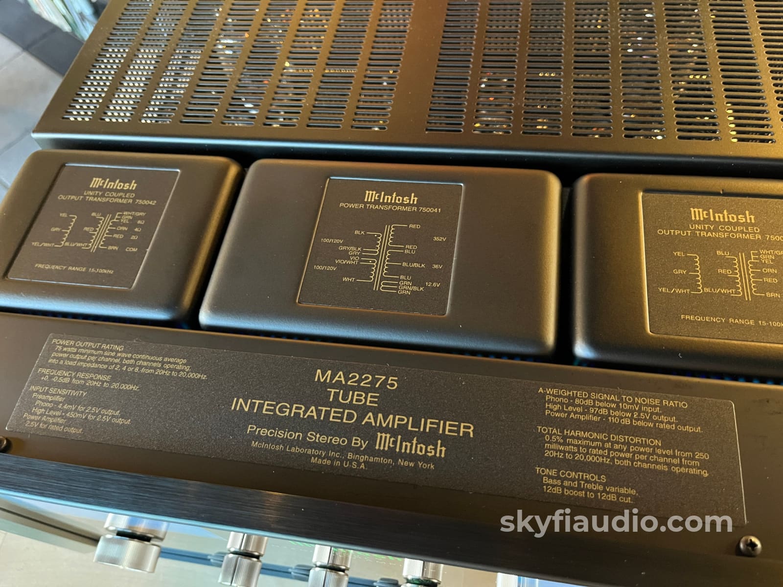 McIntosh MC2275 Tube Integrated Amplifier - Rare - Excellent condition Integrated Amplifier