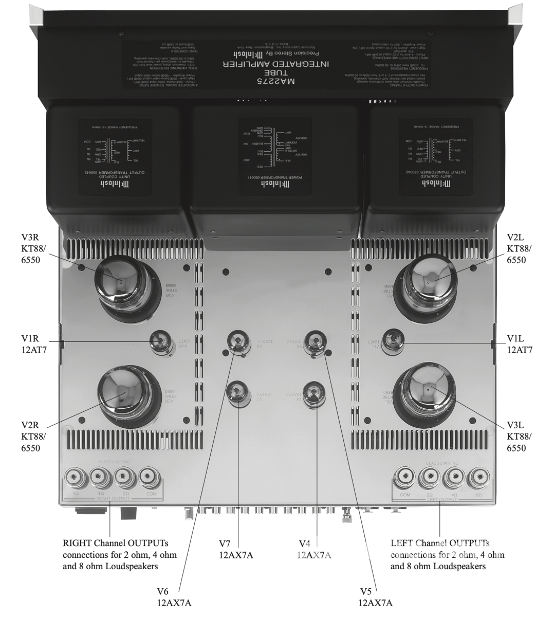 McIntosh MA2275 Tube Integrated Amplifier - Excellent Condition Collectors Set - Super Rare Integrated Amplifier