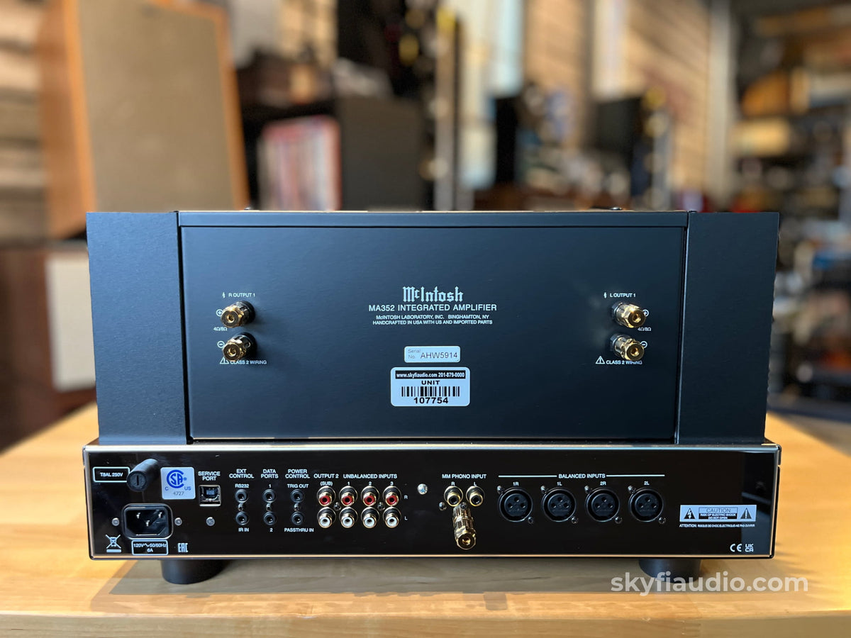 McIntosh MA352 Hybrid Drive Integrated Amplifier - Pre-Loved - Integrated Amplifier