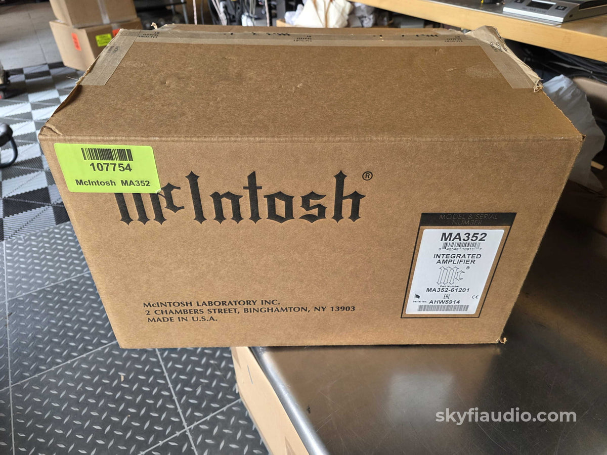 McIntosh MA352 Hybrid Drive Integrated Amplifier - Pre-Loved - Integrated Amplifier