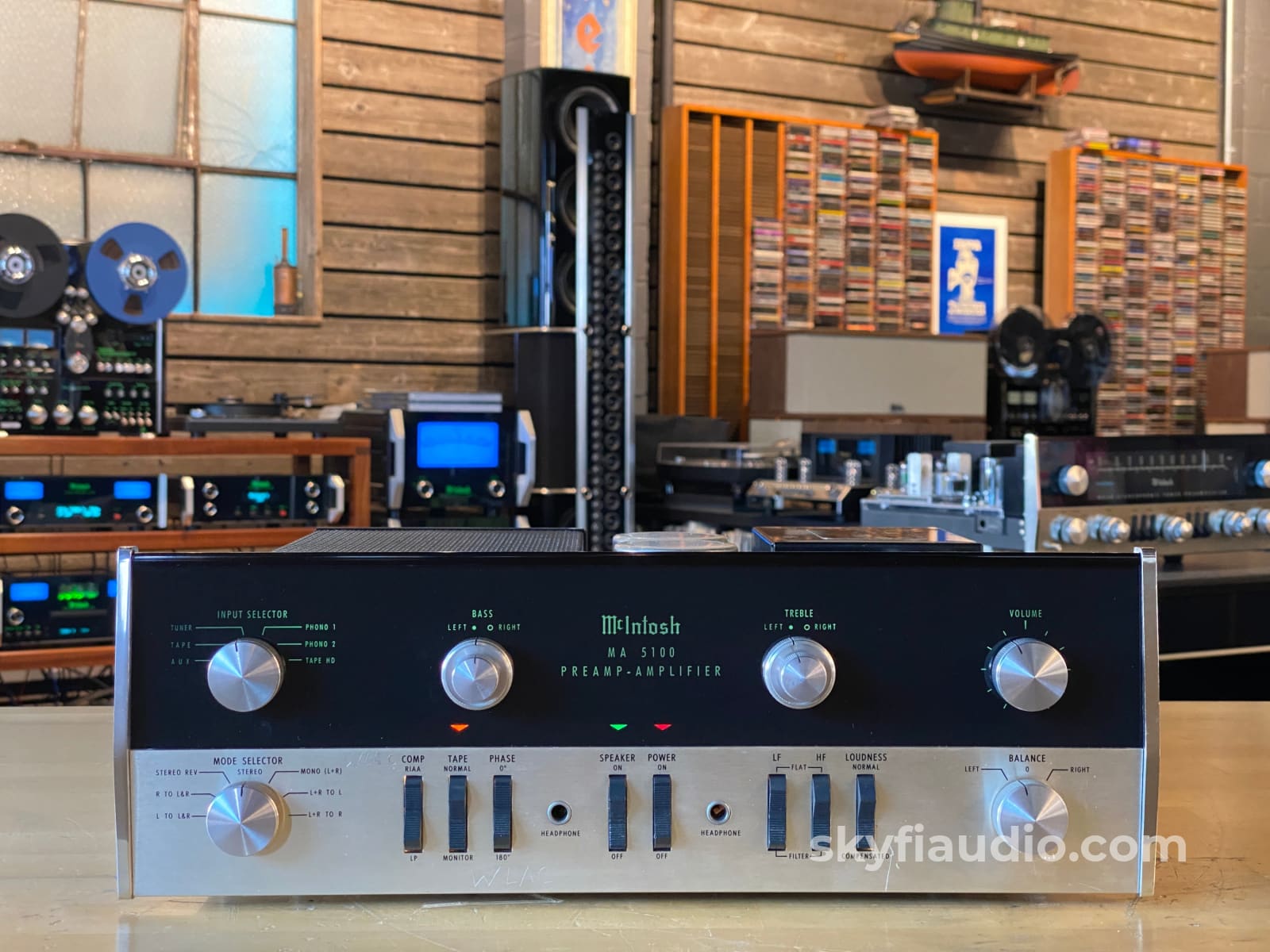 Mcintosh Ma5100 Vintage Solid State Integrated Amplifier Serviced + New Glass And Great History