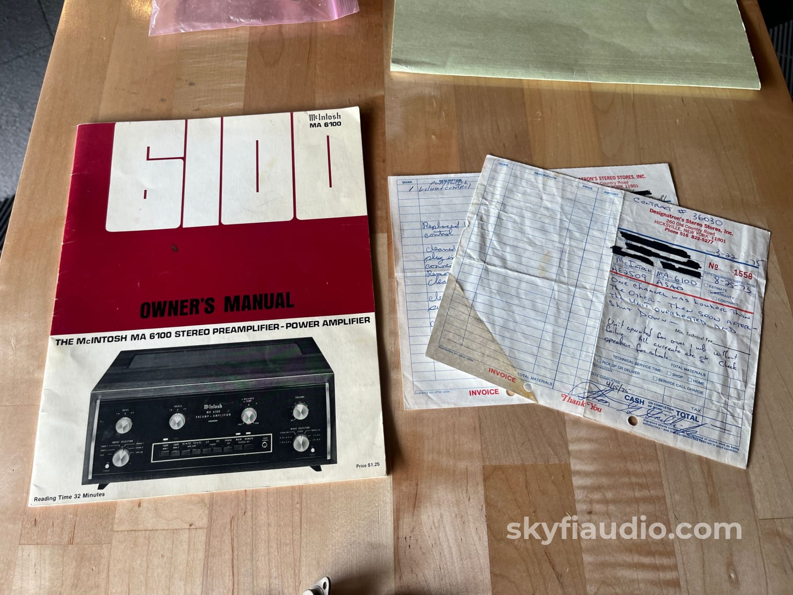 McIntosh MA6100 Integrated Amplifier - Serviced / Single Owner Integrated Amplifier