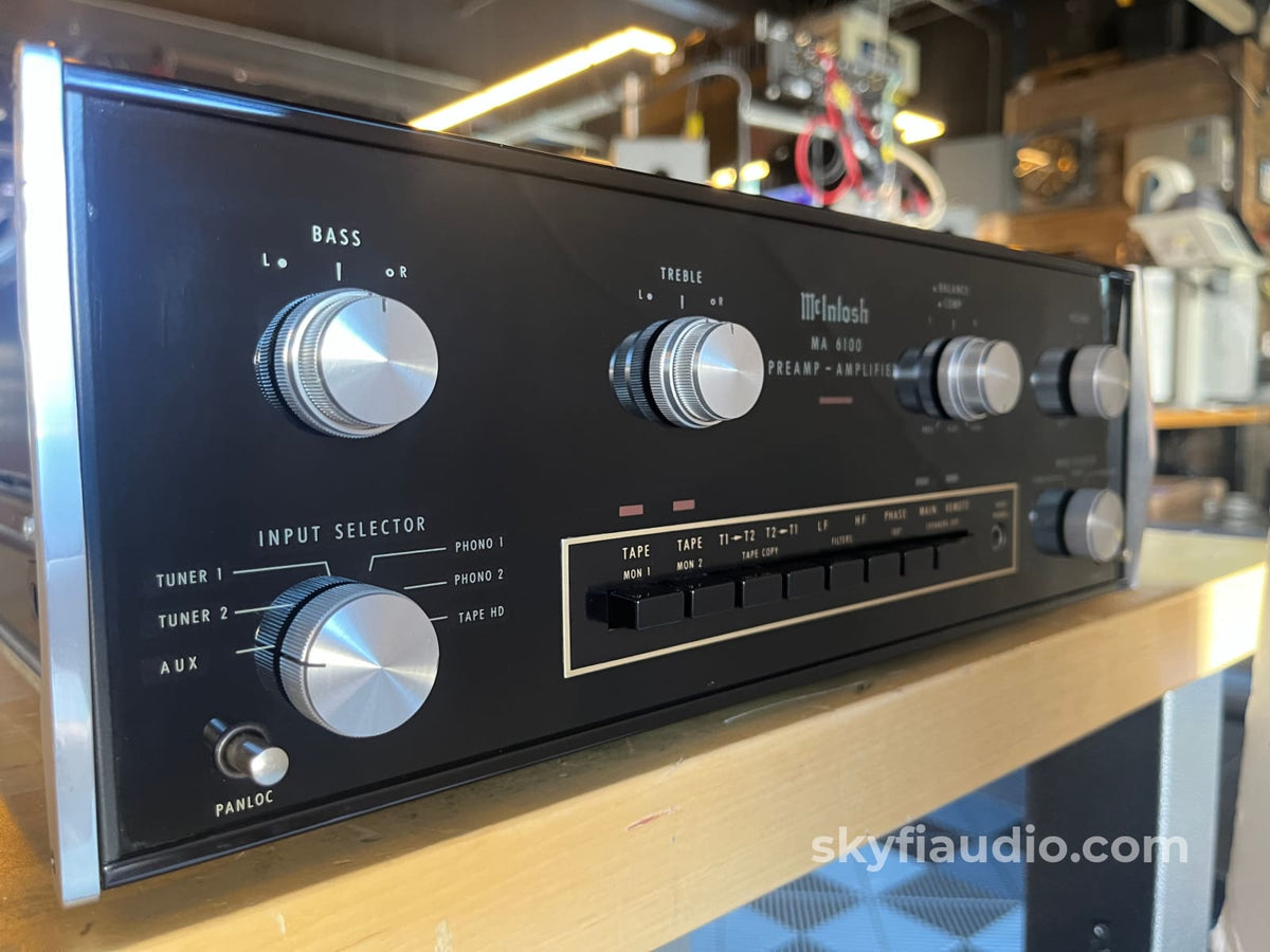 Mcintosh Ma-6100 Integrated Amplifier W/ Original Box -Serviced