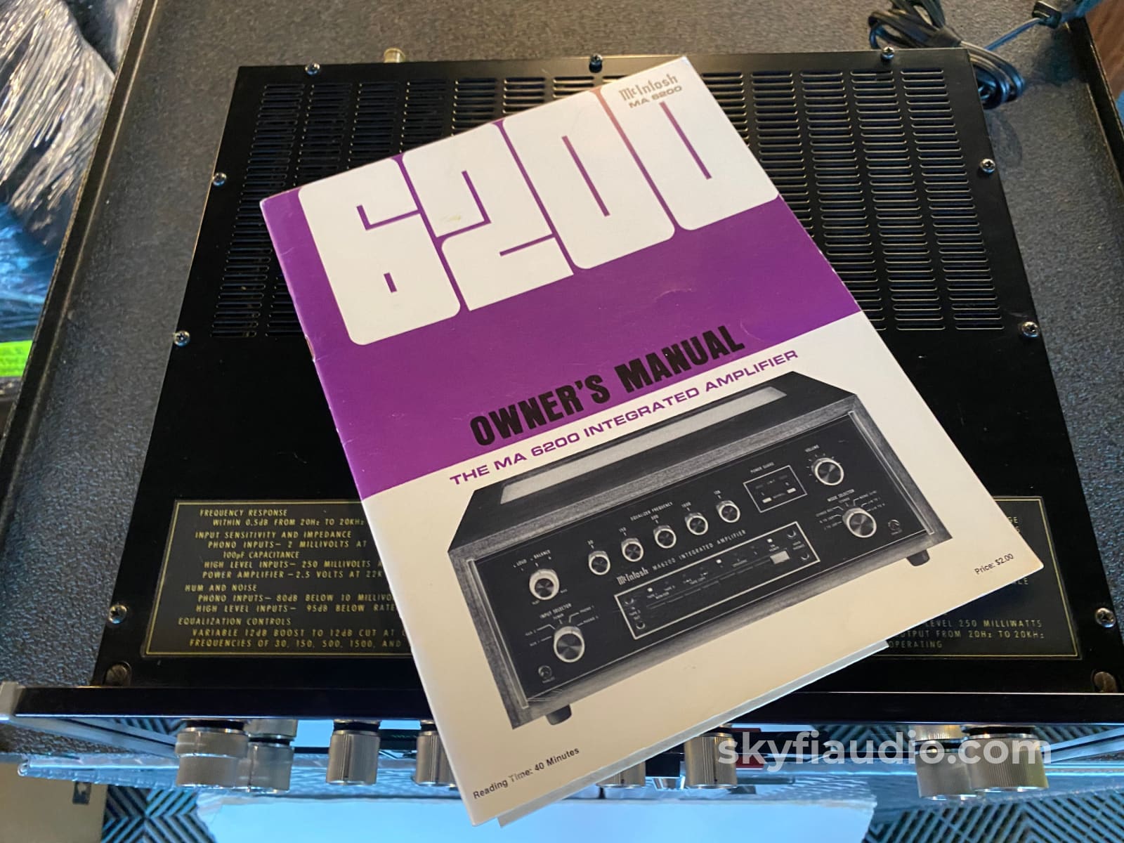 Mcintosh Ma6200 Vintage Integrated Amplifier