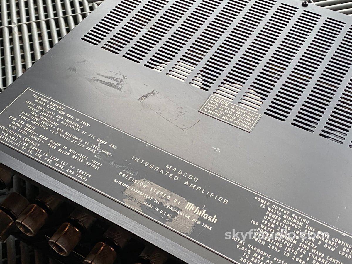 Mcintosh Ma6200 Vintage Integrated Amplifier