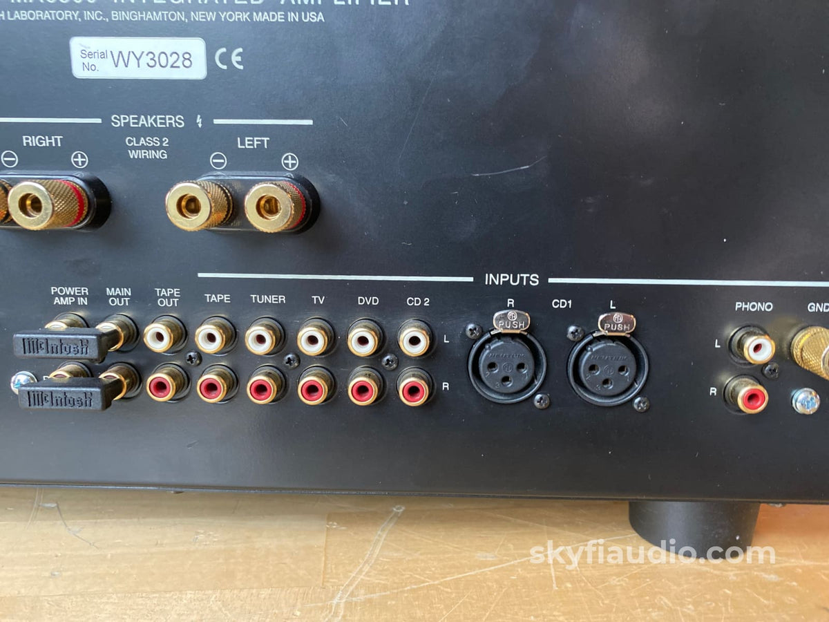 Mcintosh Ma6300 Integrated Amplifier - All Analog W/Phono Input