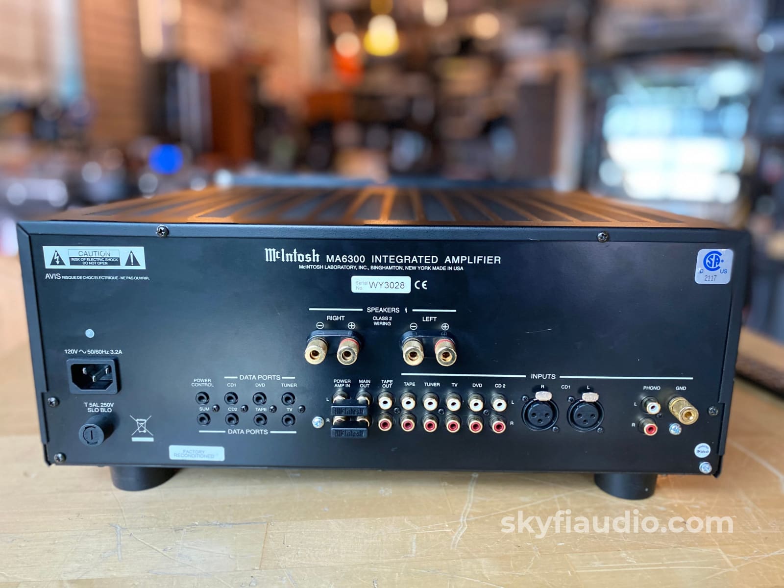 McIntosh MA6300 Integrated Amplifier - All Analog w/Phono Input
