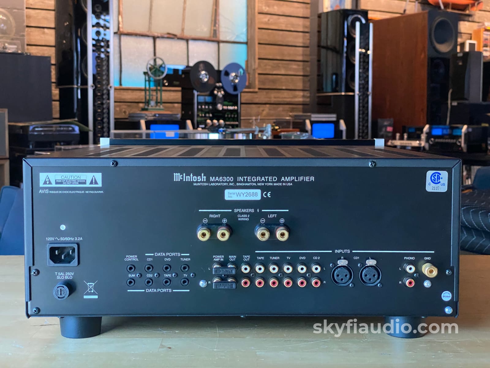 McIntosh MA6300 Integrated Amplifier - All Analog with Phono Input
