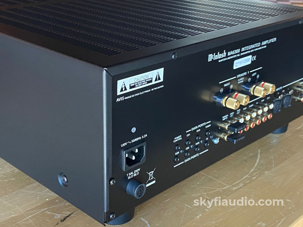 Mcintosh Ma6300 Integrated Amplifier - All Analog With Phono Input