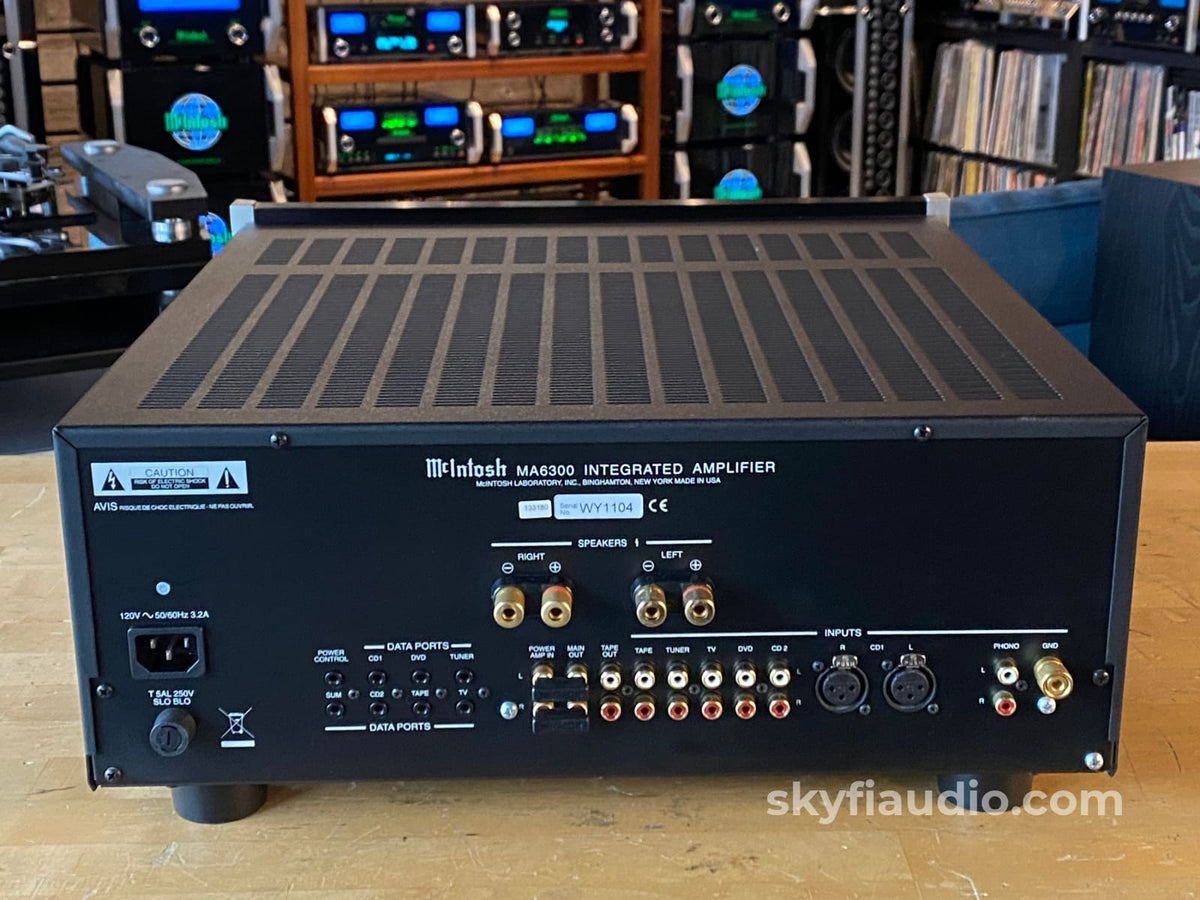 Mcintosh Ma6300 Integrated Amplifier - All Analog With Phono Input