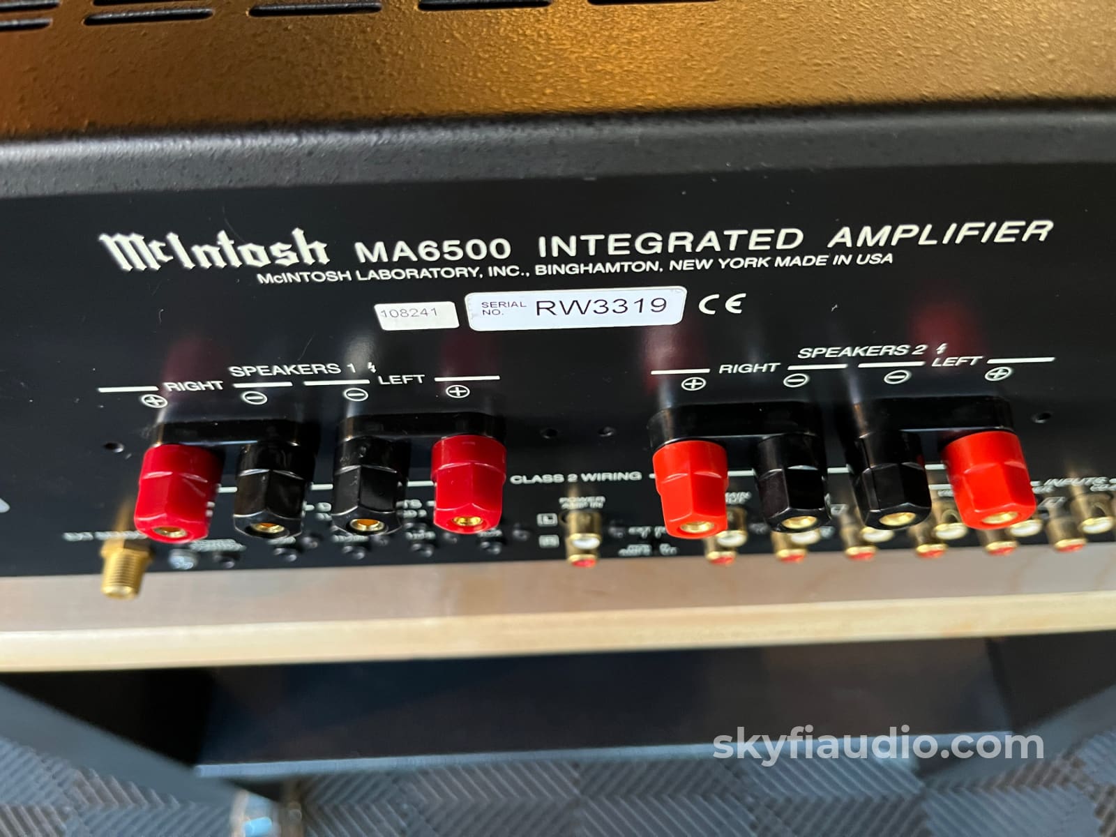 McIntosh MA6500 Integrated Amplifier All Analog Integrated Amplifier