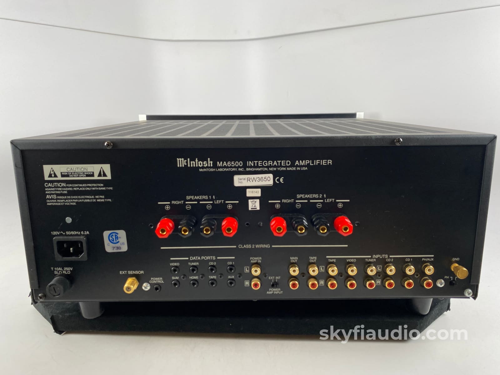 Mcintosh Ma6500 Integrated Amplifier - All Analog!