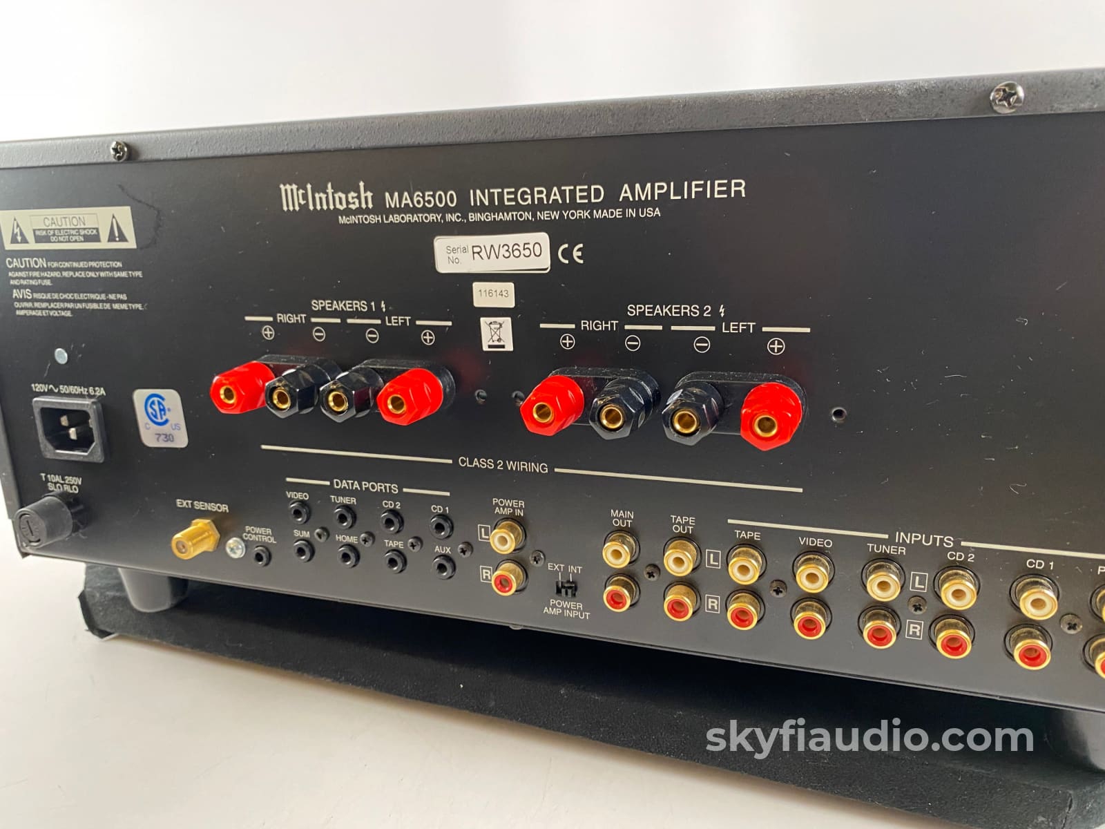 McIntosh MA6500 Integrated Amplifier - All Analog!