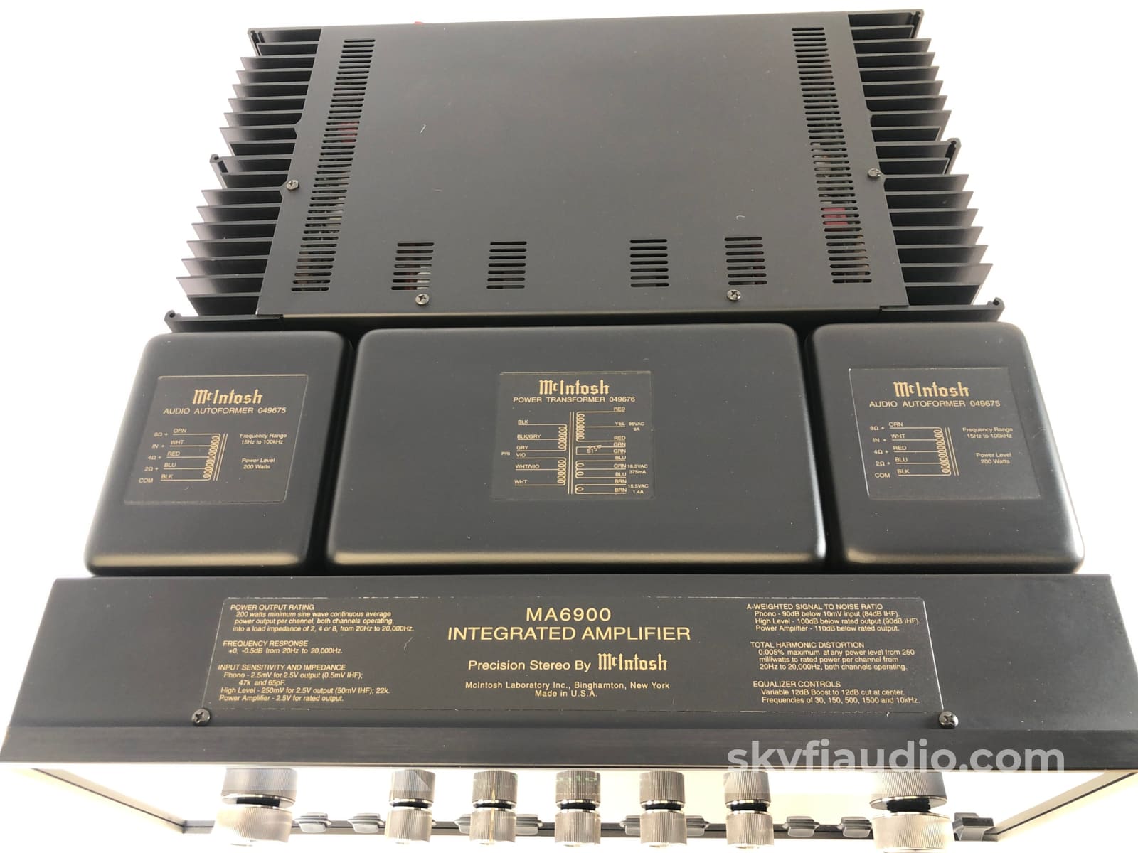 Mcintosh Ma6900 Integrated Amplifier - All Analog! Built In Phono