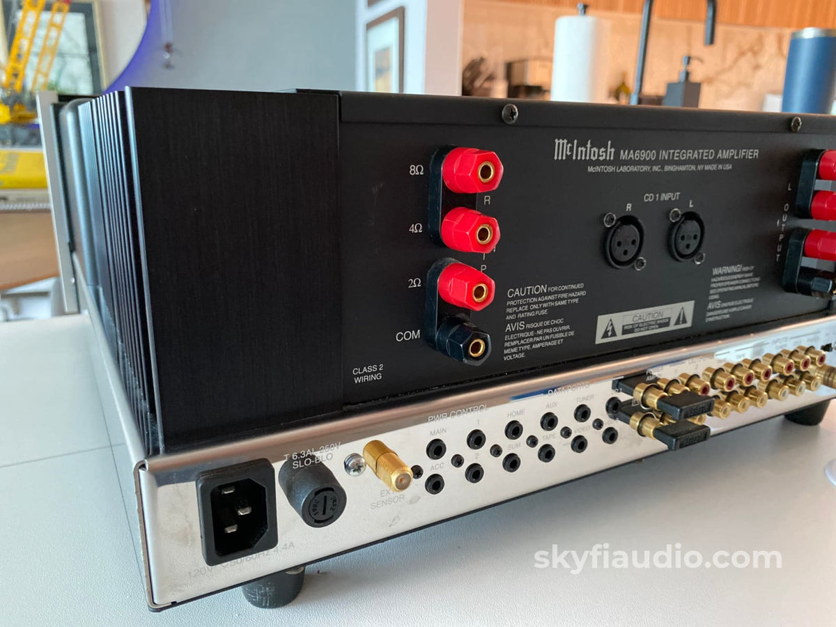 Mcintosh Ma6900 Integrated Amplifier - All Analog With Built-In Phono And Eq Serviced Integrated
