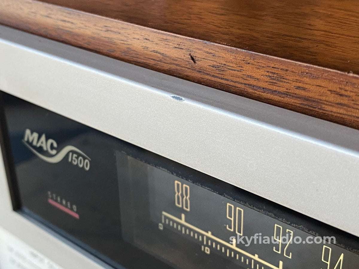 Mcintosh Mac1500 Receiver Best Tube Ever Skyfi Restored Integrated Amplifier