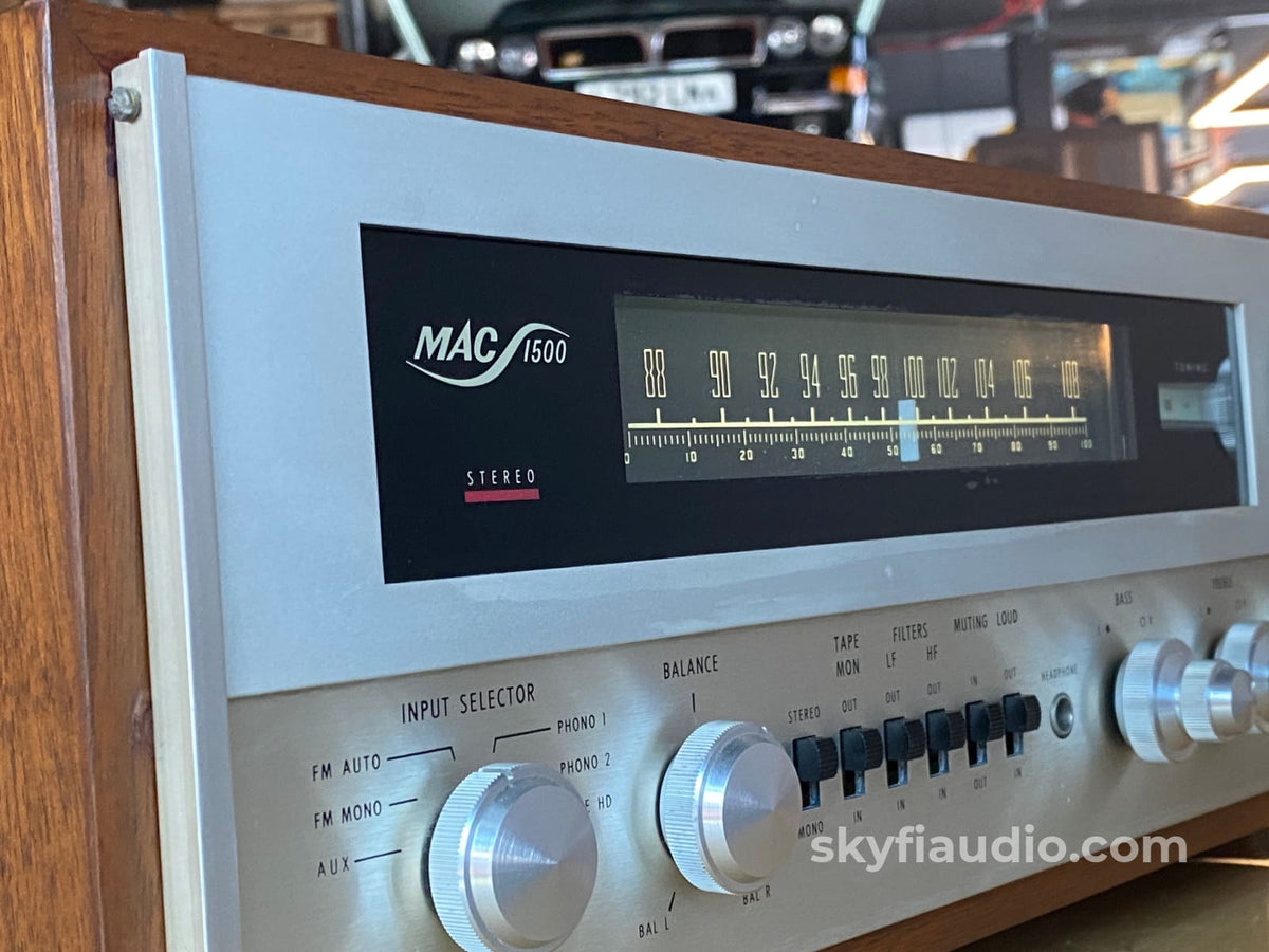 Mcintosh Mac1500 Receiver Best Tube Ever Skyfi Restored Integrated Amplifier