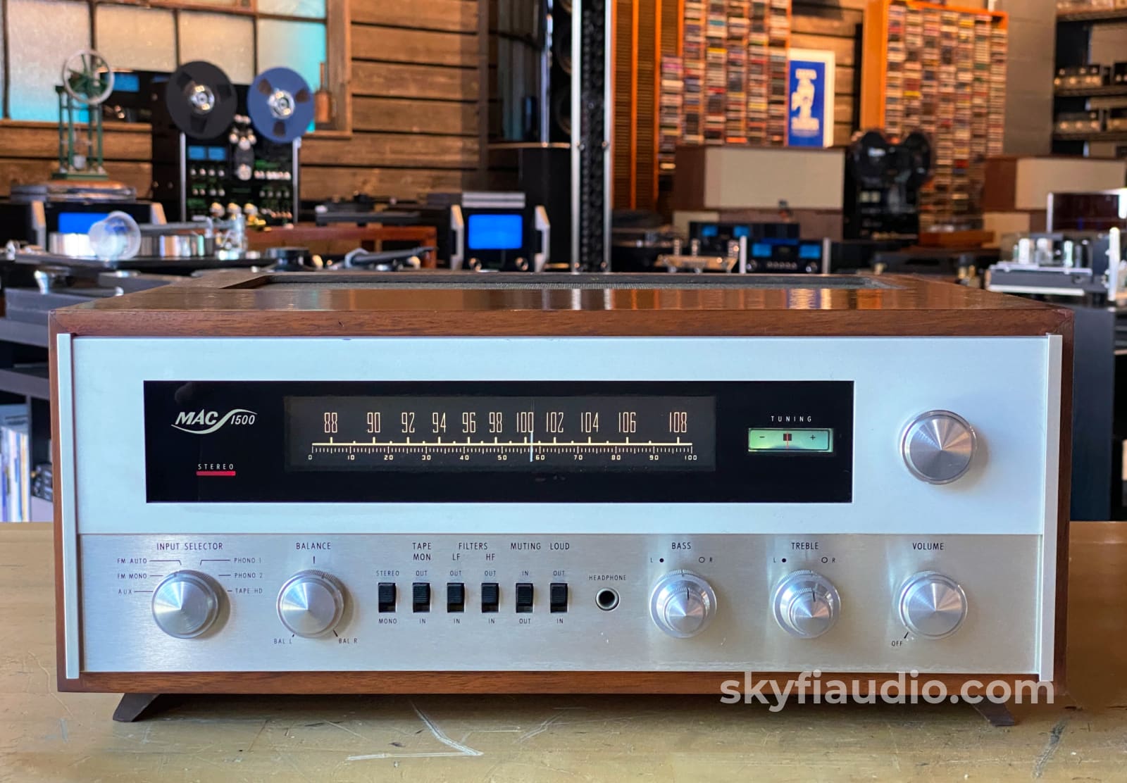 Mcintosh Mac1500 Receiver - The Best Tube Ever! Skyfi Restored Integrated Amplifier