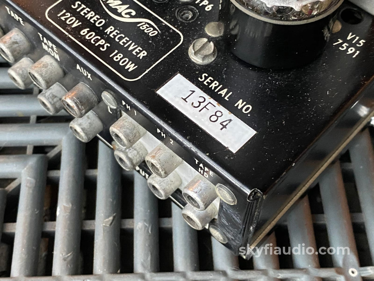 Mcintosh Mac1500 Receiver Best Tube Ever Skyfi Restored Integrated Amplifier