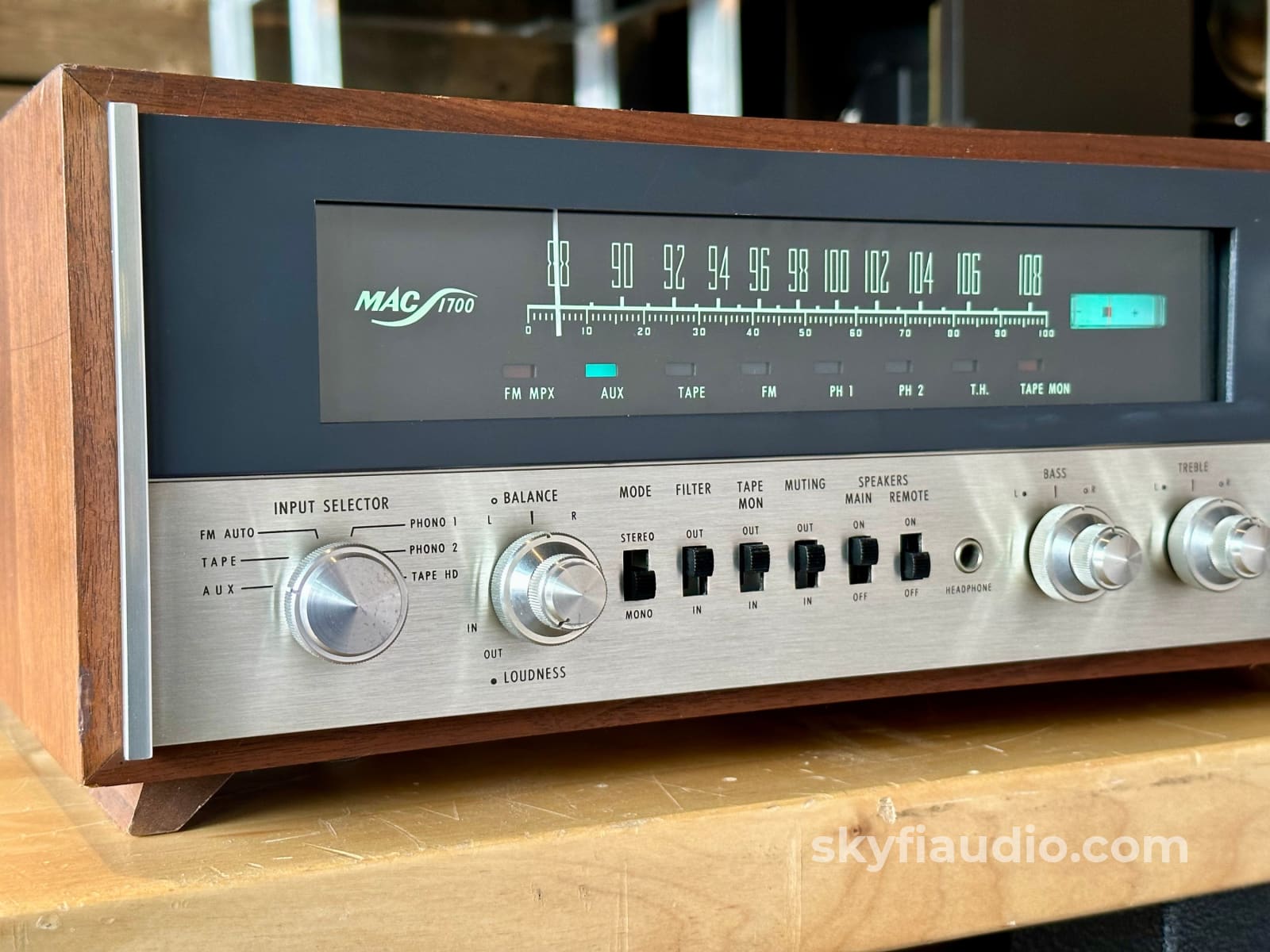 Mcintosh Mac1700 Vintage Tube/Transistor Receiver - Serviced Integrated Amplifier