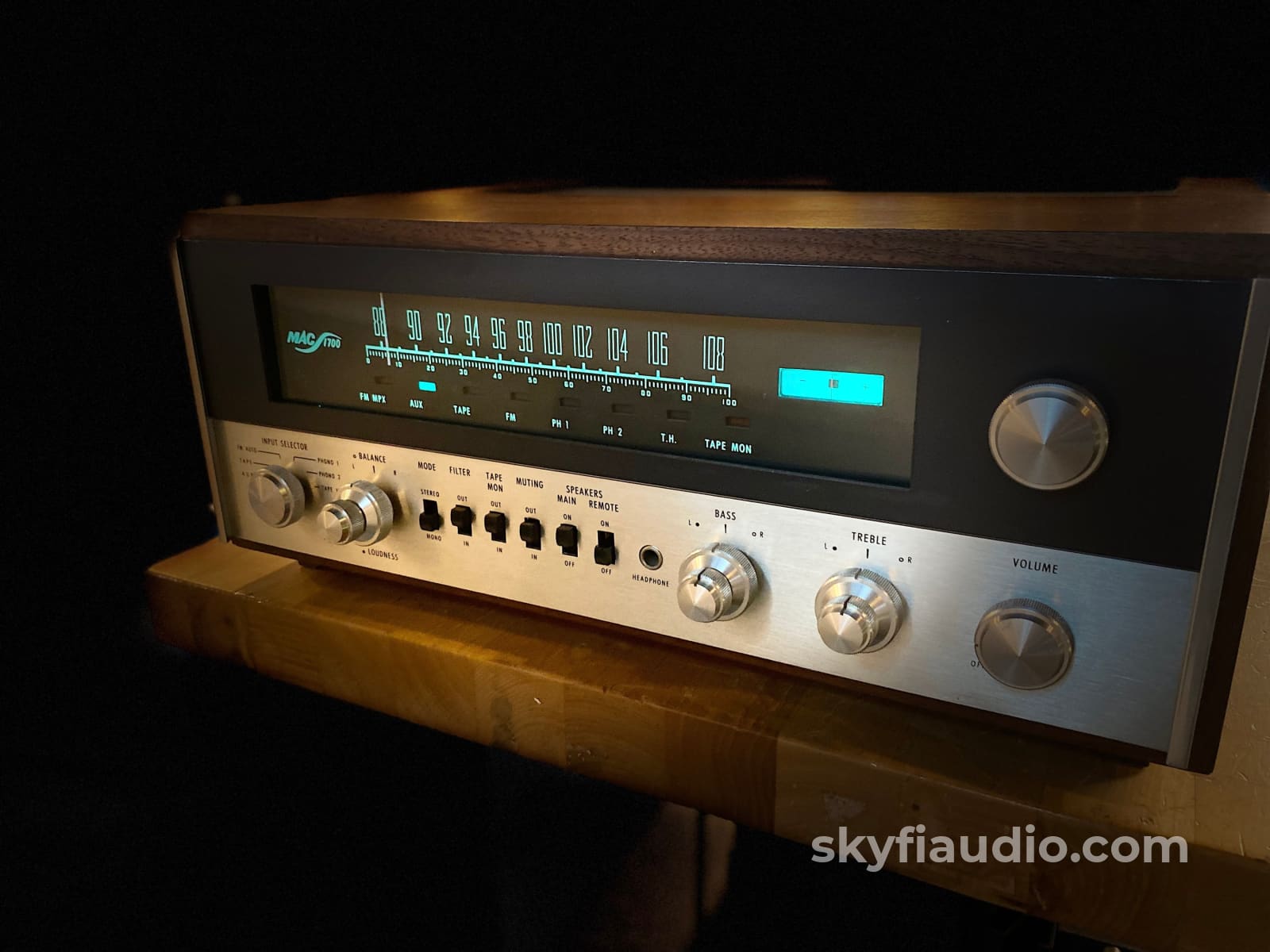 Mcintosh Mac1700 Vintage Tube/Transistor Receiver - Serviced Integrated Amplifier