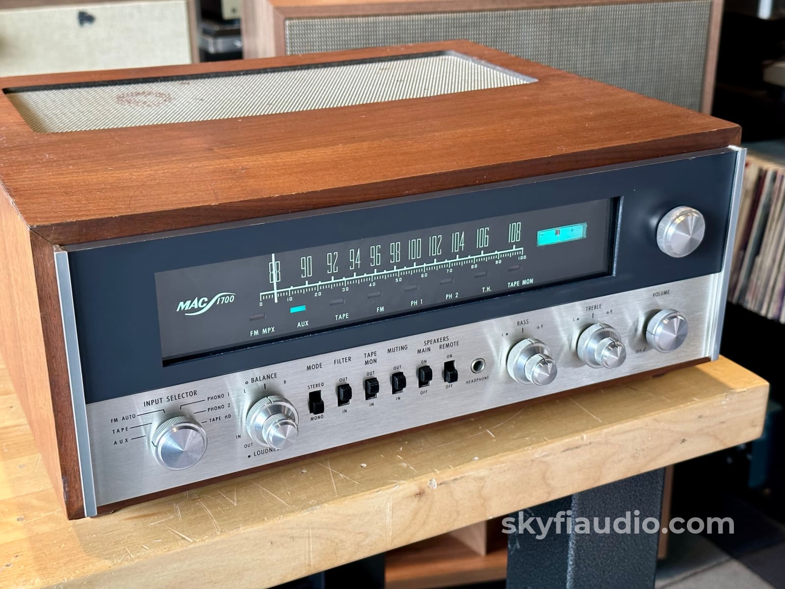 Mcintosh Mac1700 Vintage Tube/Transistor Receiver - Serviced Integrated Amplifier