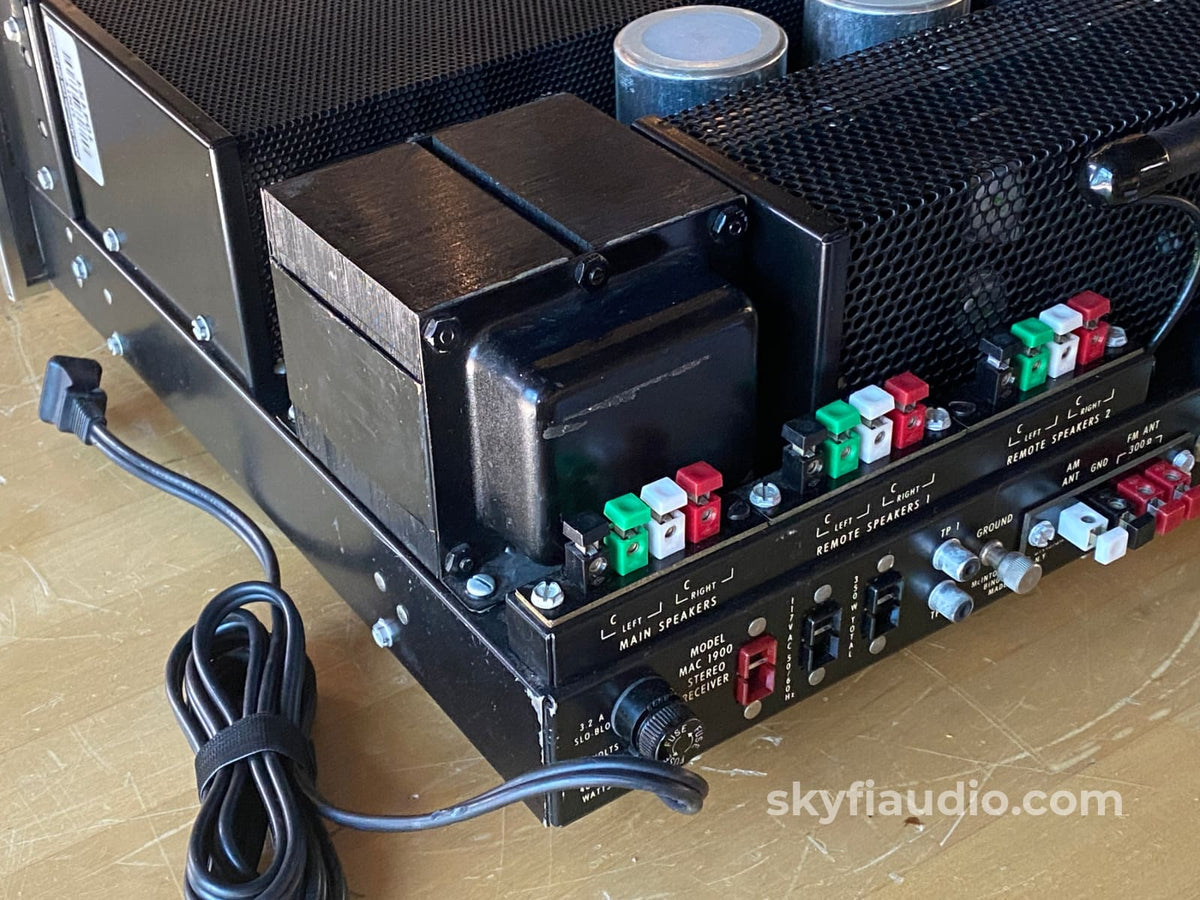 Mcintosh Mac1900 The Original High-End Stereo Receiver - Serviced Integrated Amplifier