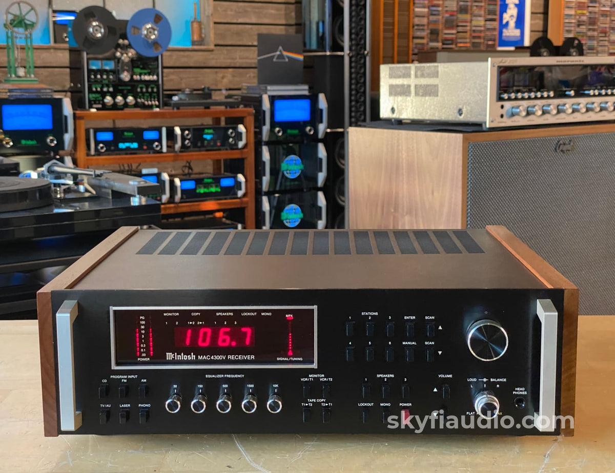 Mcintosh Mac4300V Am/Fm Receiver - Single Owner Survivor Serviced Integrated Amplifier