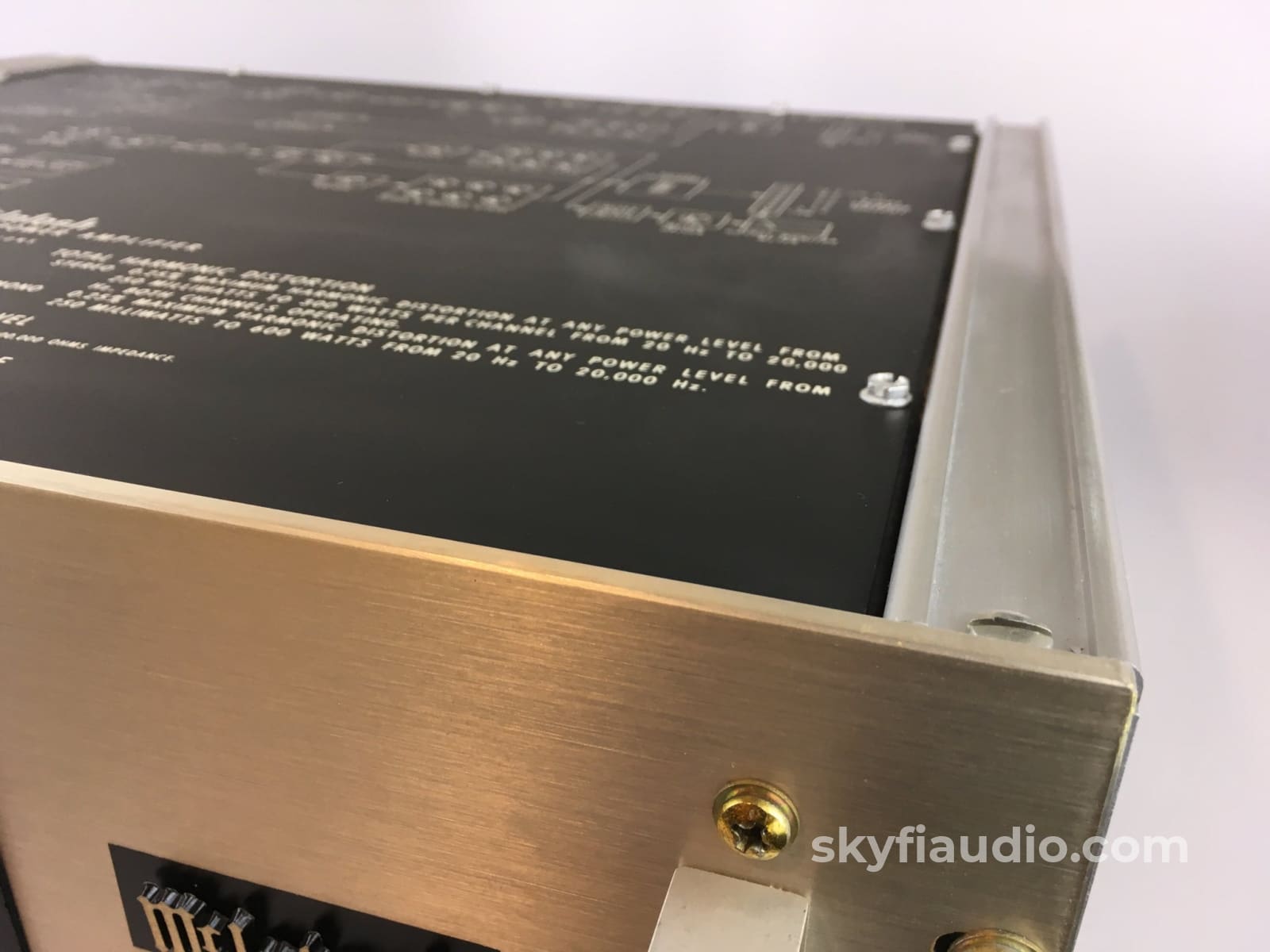 Mcintosh Mc-2300 Solid State Amplifier A Piece Of Audio History