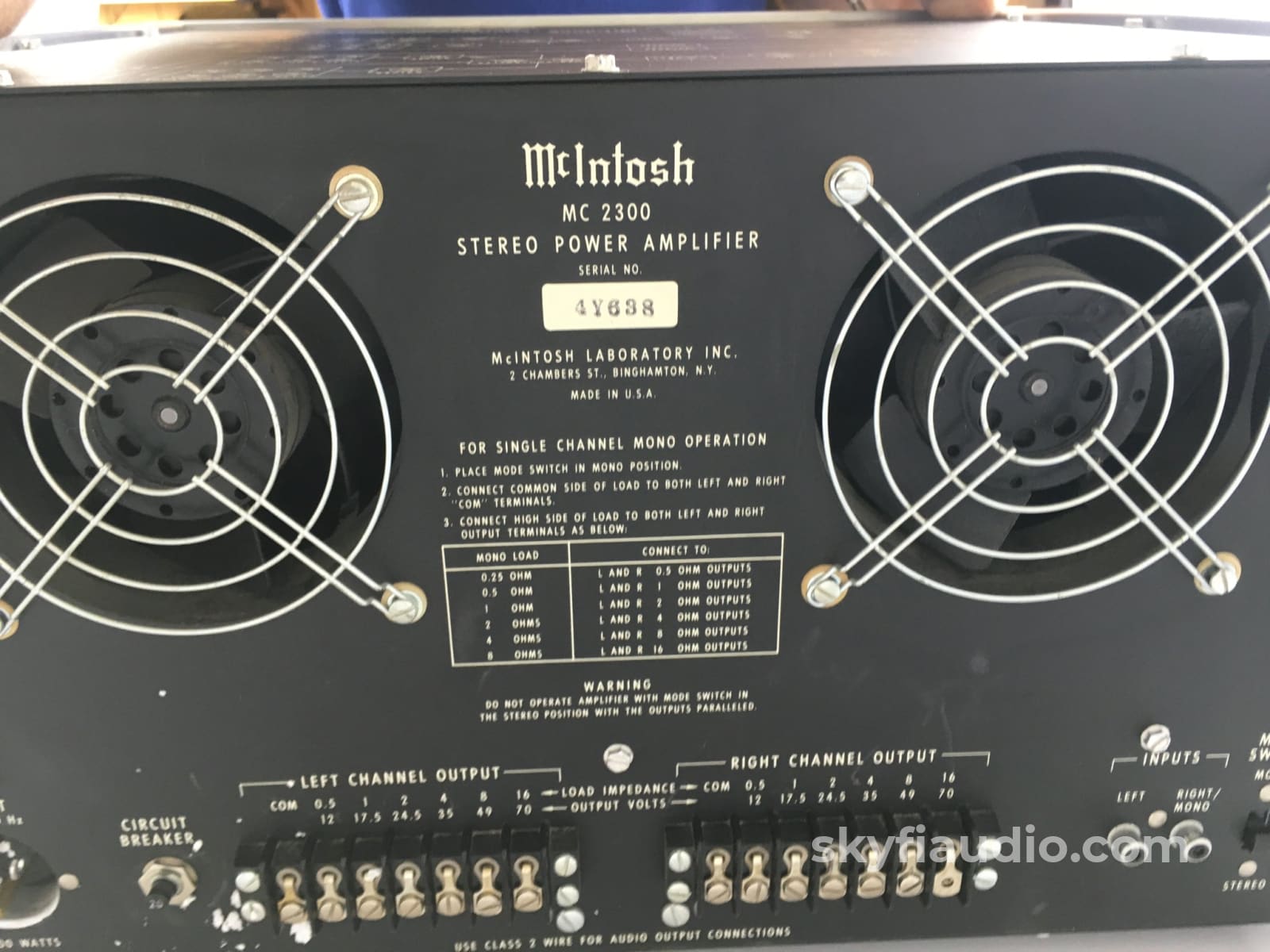 Mcintosh Mc-2300 Solid State Amplifier A Piece Of Audio History
